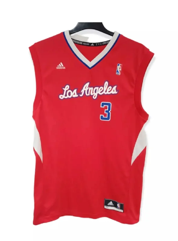 Adidas Los Angeles Clippers NBA Basketball jersey, #3 Paul, red, size Medium