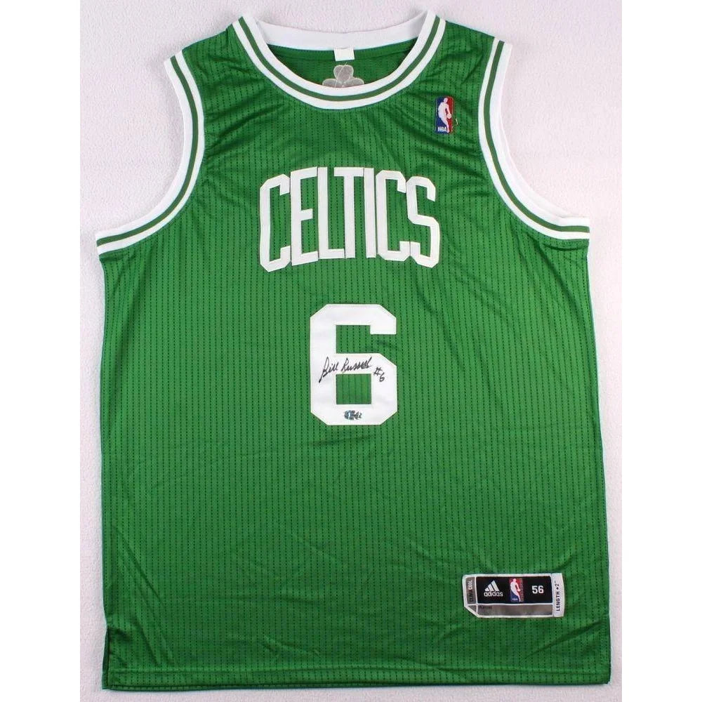 Bill Russell Signed Celtics Adidas Jersey Altman COA Autograph Green Boston