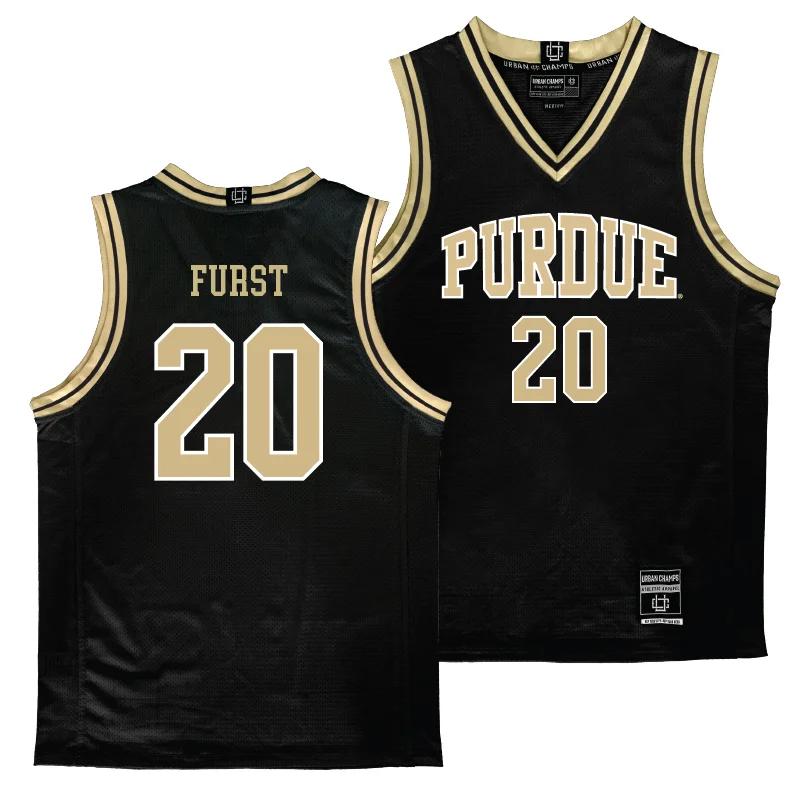 Purdue Men's Basketball Black Jersey - Joshua Furst