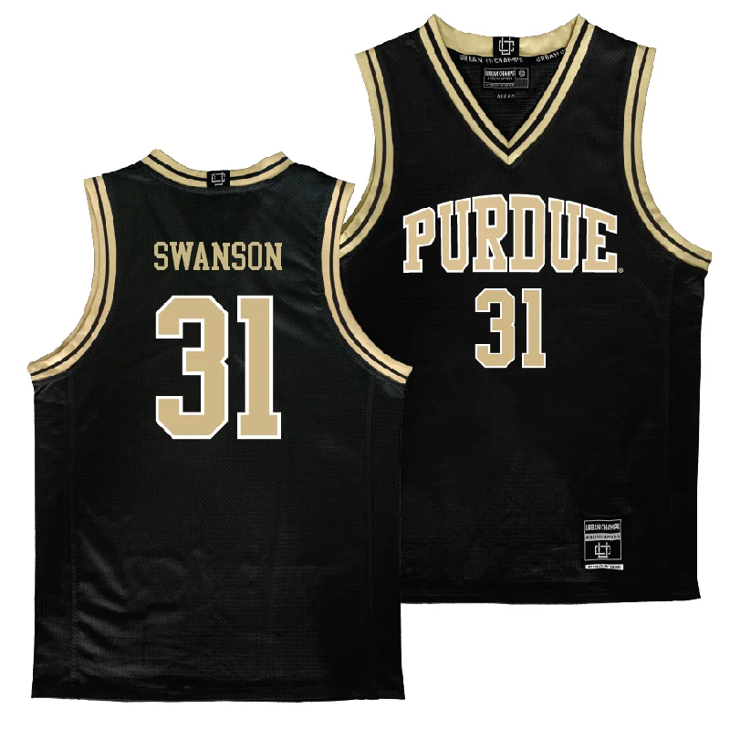 Purdue Women's Black Basketball Jersey - Sophie Swanson | #31