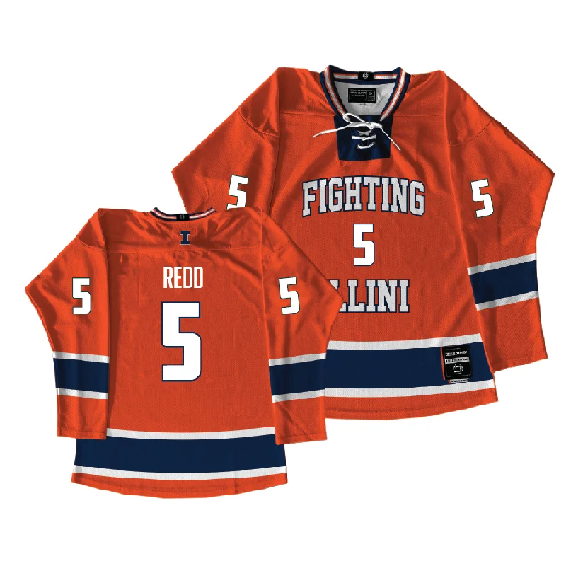 Exclusive: Illinois Men's Basketball Hockey Jersey - AJ Redd | #5