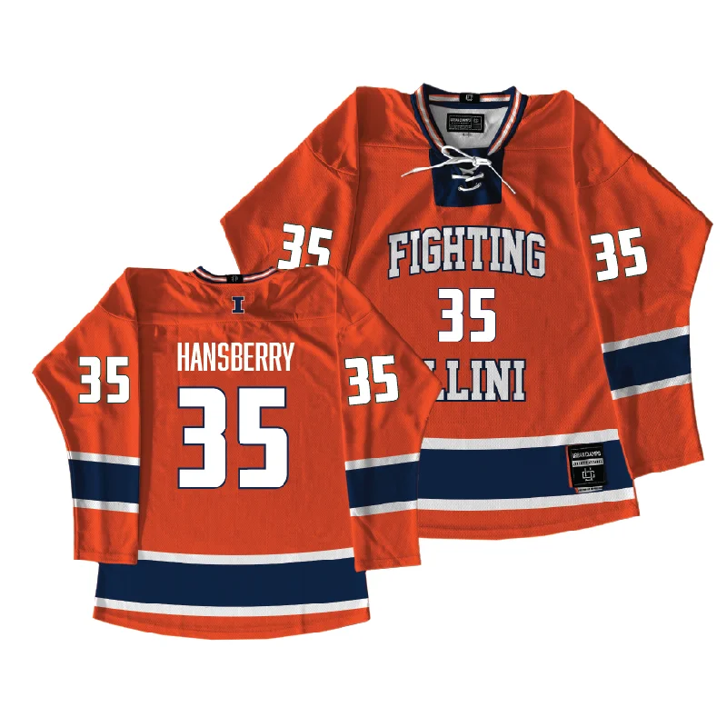 Exclusive: Illinois Men's Basketball Hockey Jersey - Amani Hansberry | #35