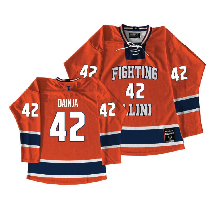 Exclusive: Illinois Men's Basketball Hockey Jersey - Dain Dainja | #42