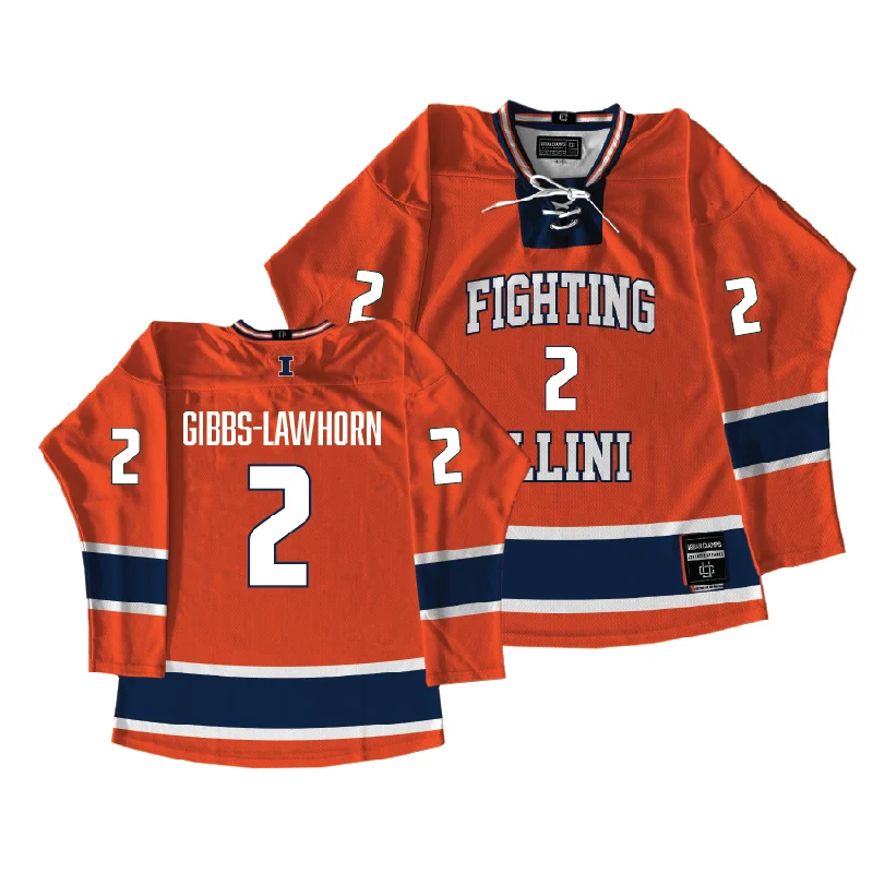 Exclusive: Illinois Men's Basketball Hockey Jersey  - Dra Gibbs-Lawhorn