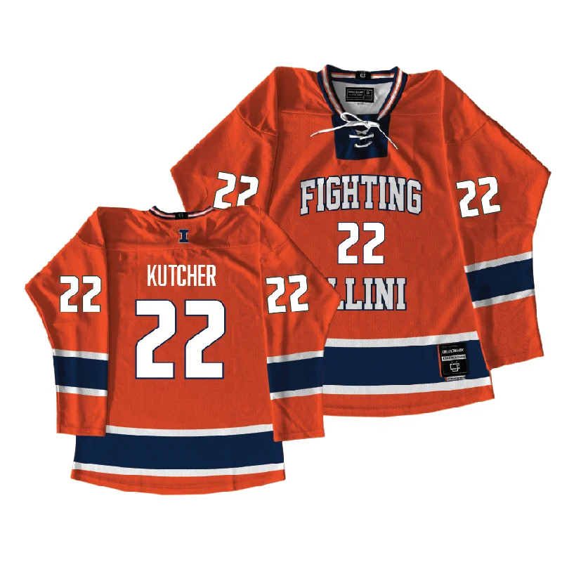 Exclusive: Illinois Men's Basketball Hockey Jersey - Keaton Kutcher | #22