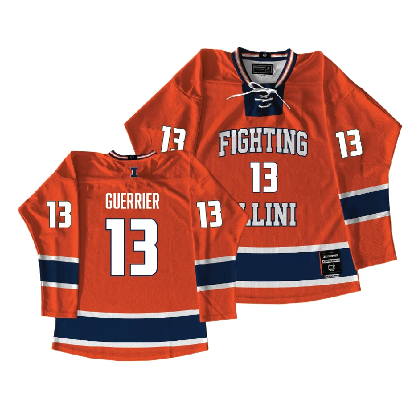 Exclusive: Illinois Men's Basketball Hockey Jersey - Quincy Guerrier | #13