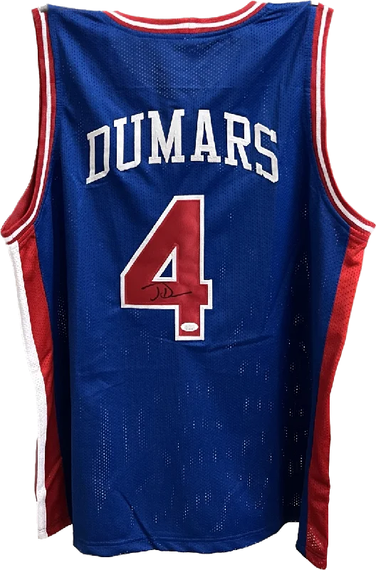 Joe Dumars Autograph Signed Pistons Basketball Jersey JSA Authentic