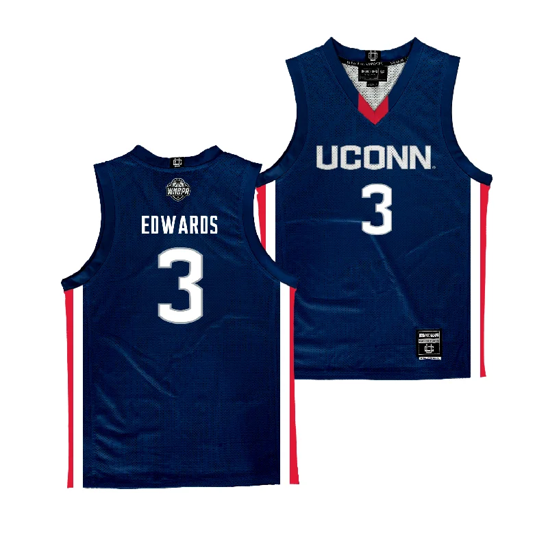 Legacy Collection: UConn Women's Basketball Navy Jersey - Aaliyah Edwards | #2