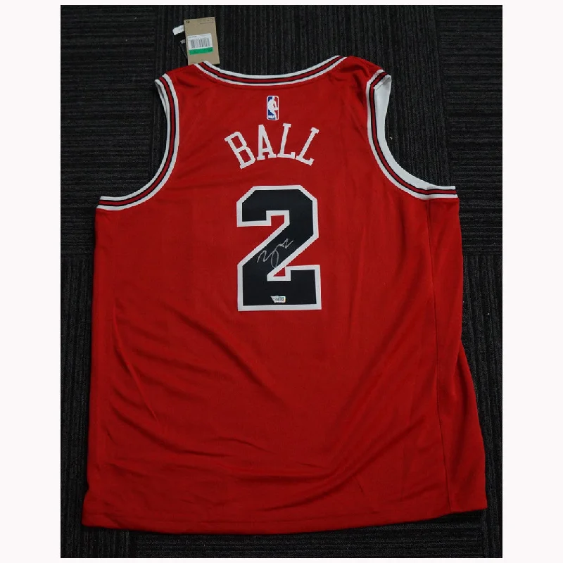 Lonzo Ball Signed Chicago Bulls #2 Official Fanatics Signed NBA Jersey - 4981