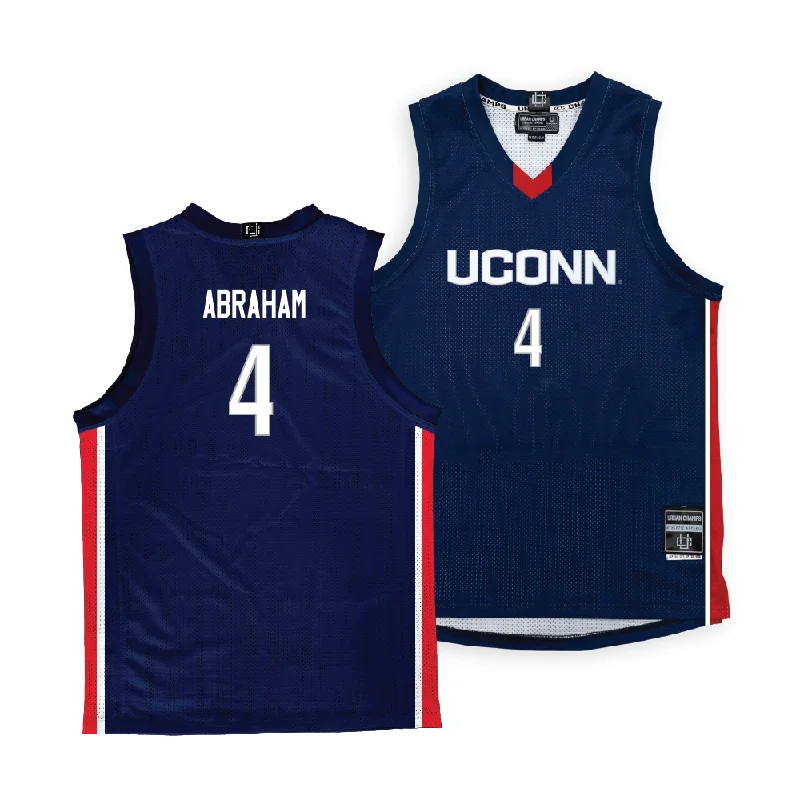 Navy Men's Basketball UConn Jersey  - Isaiah Abraham