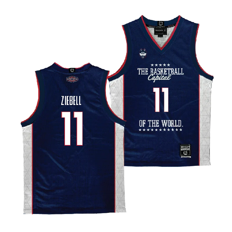 Navy Women's Basketball UConn Jersey - Allie Ziebell