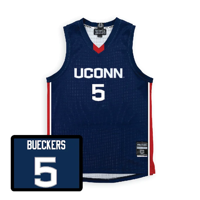 Navy Women's Basketball UConn Jersey - Ice Brady