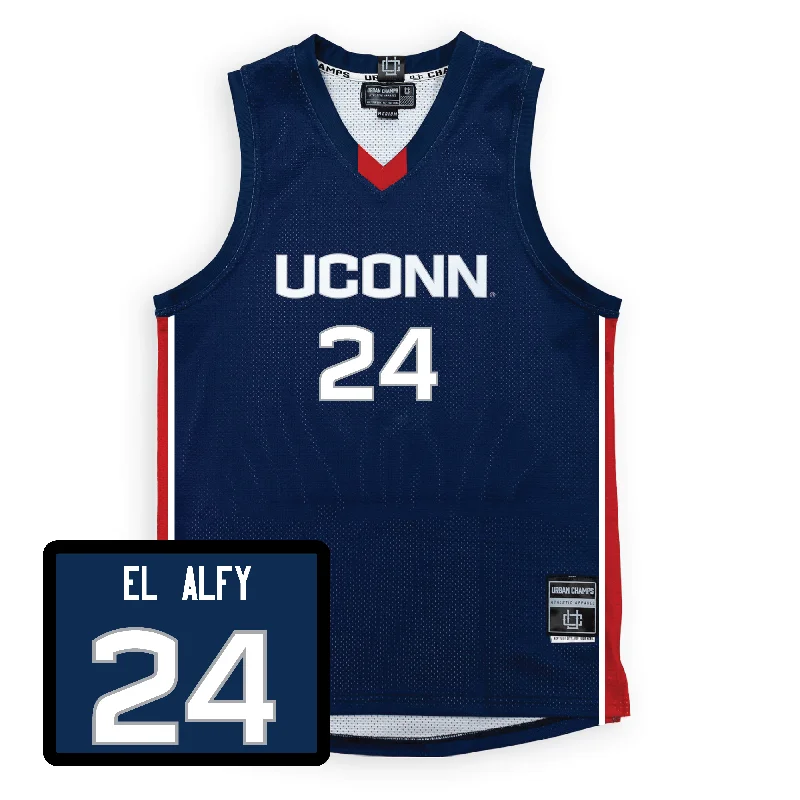 Navy Women's Basketball UConn Jersey - Jana El Alfy