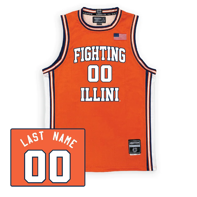 Orange Men's Basketball Illini Jersey