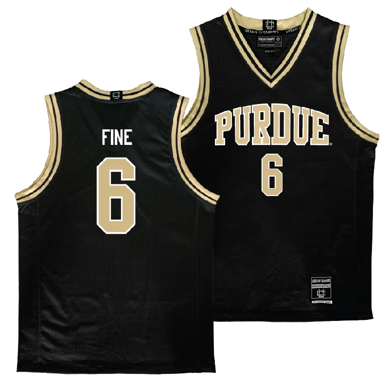 Purdue Men's Black Basketball Jersey  - Aaron Fine