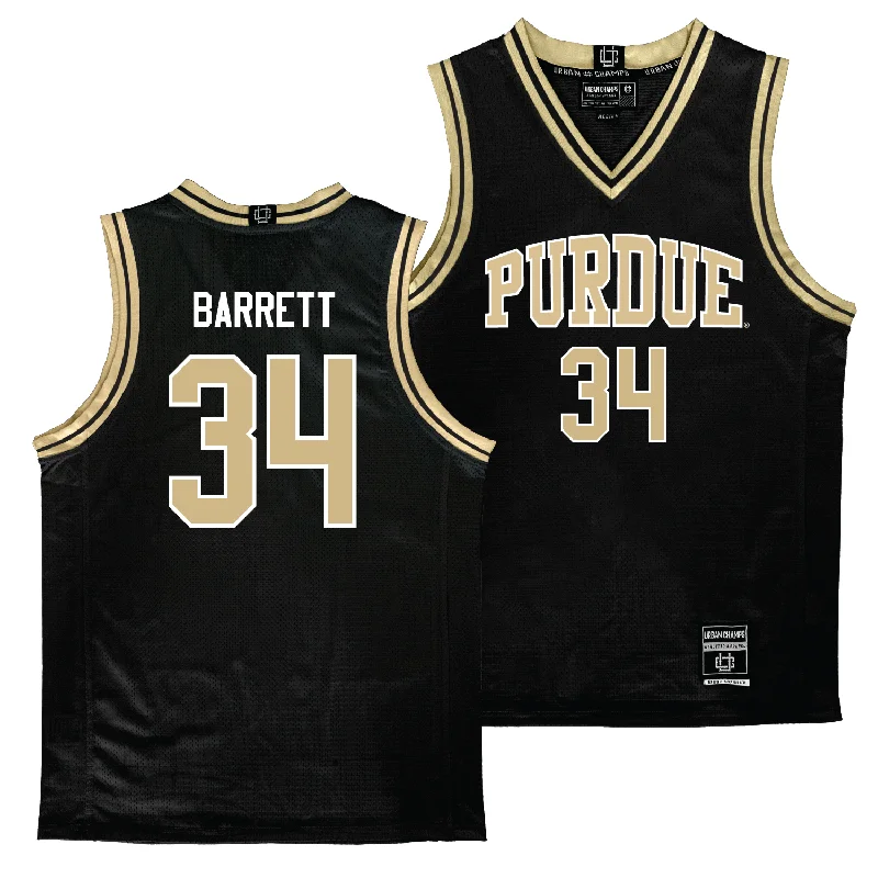 Purdue Men's Black Basketball Jersey - Carson Barrett | #34