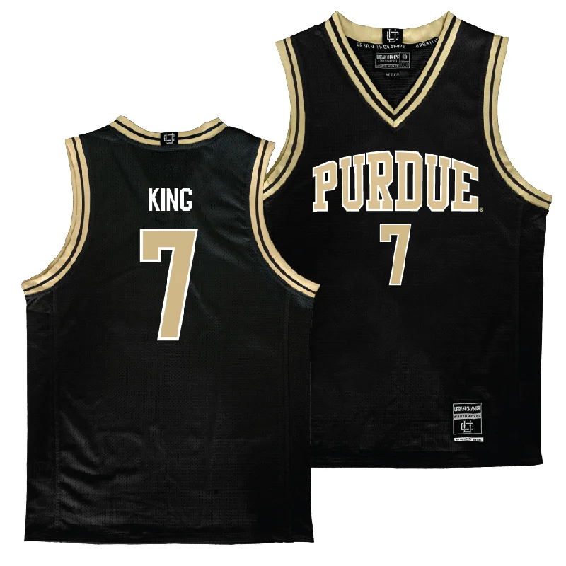 Purdue Men's Black Basketball Jersey - Sam King | #7