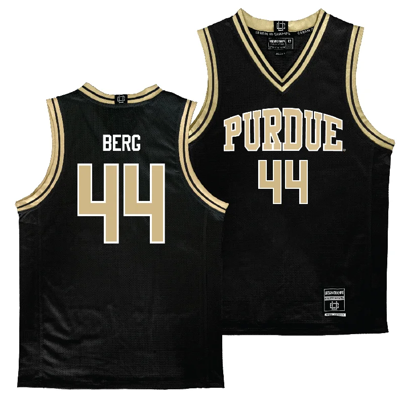 Purdue Men's Black Basketball Jersey - William Berg | #44