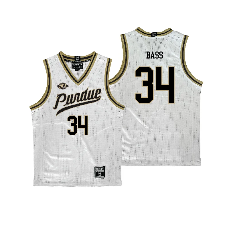 Purdue Women's Basketball 50th Anniversary White Jersey - Reagan Bass