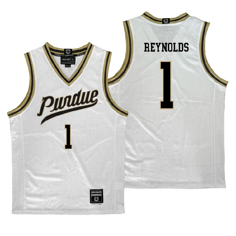 Purdue Women's Basketball White Jersey - Amiyah Reynolds | #1