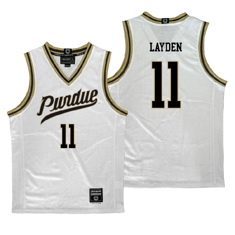 Purdue Women's Basketball White Jersey - McKenna Layden | #11