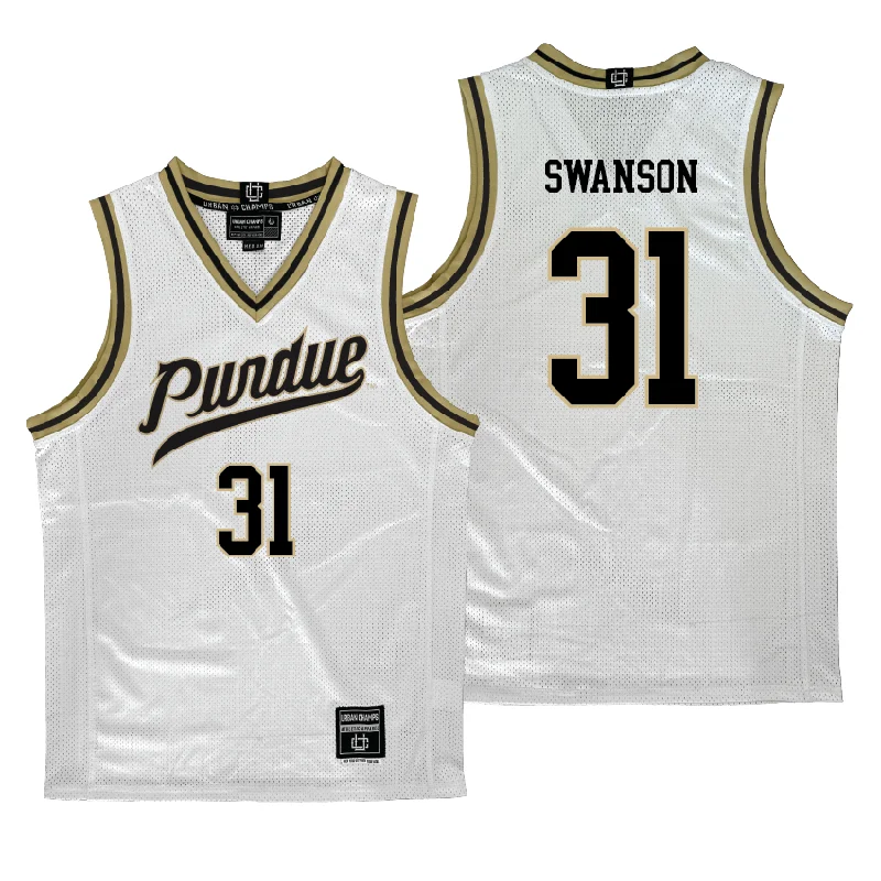 Purdue Women's Basketball White Jersey - Sophie Swanson | #31