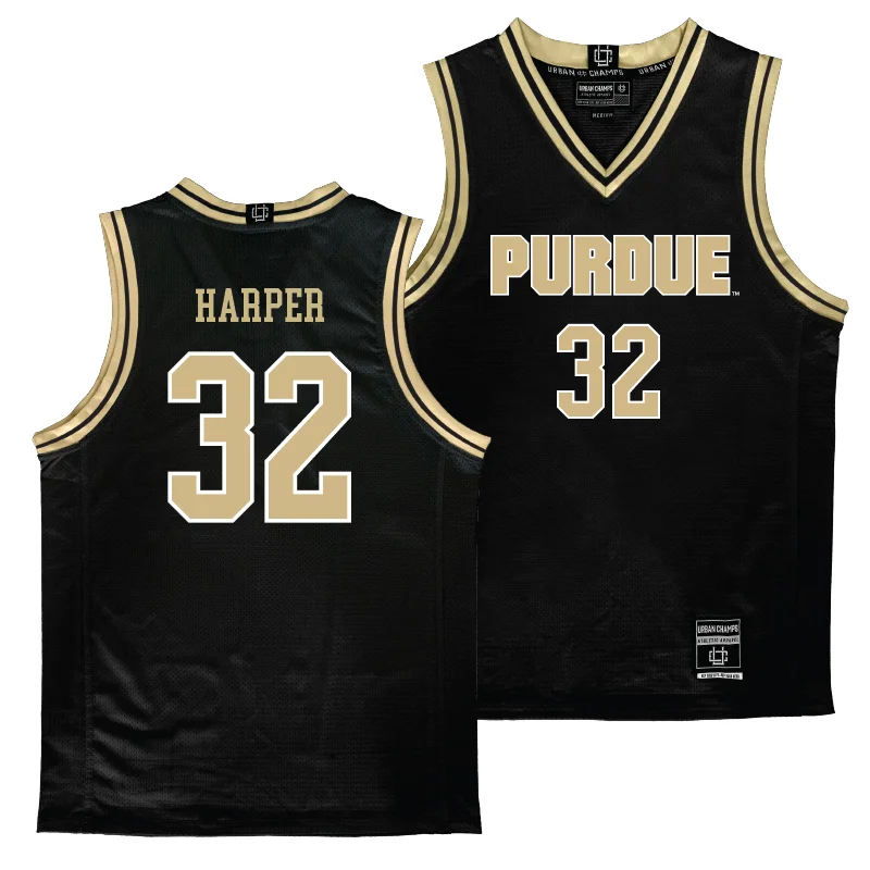 Purdue Women's Black Basketball Jersey  - Alaina Harper