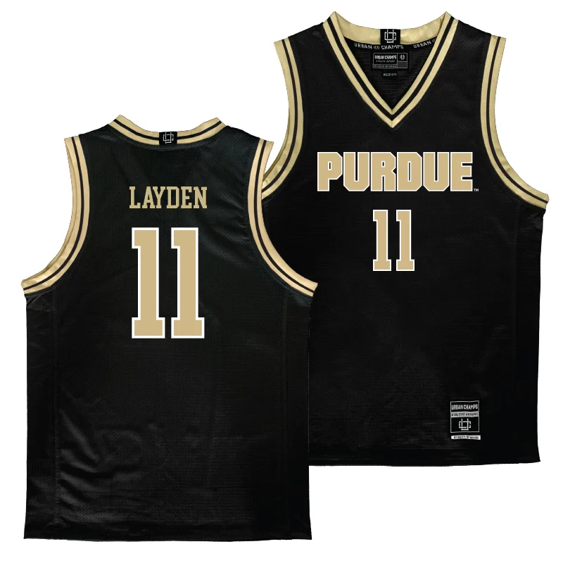 Purdue Women's Black Basketball Jersey - McKenna Layden | #11