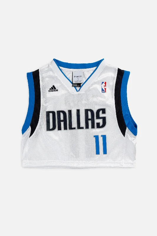 Rework Dallas Mavericks NBA Crop Jersey - XS