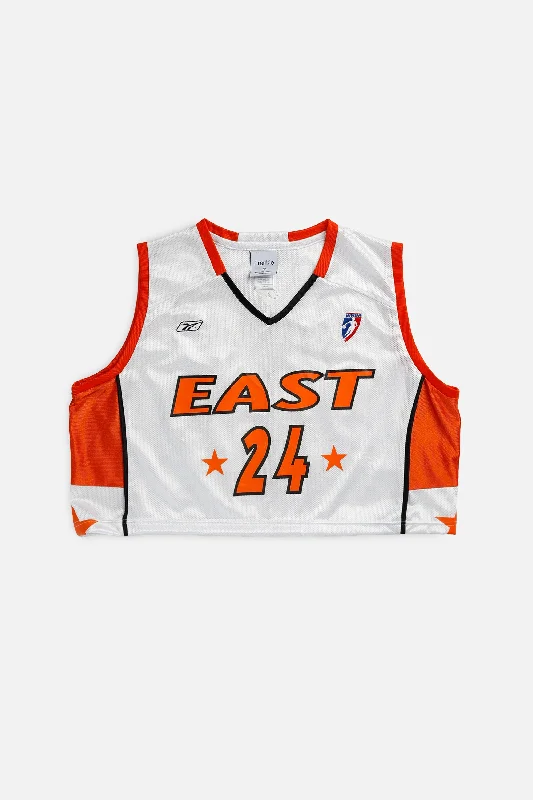 Rework Indiana Fever WNBA Crop Jersey - M