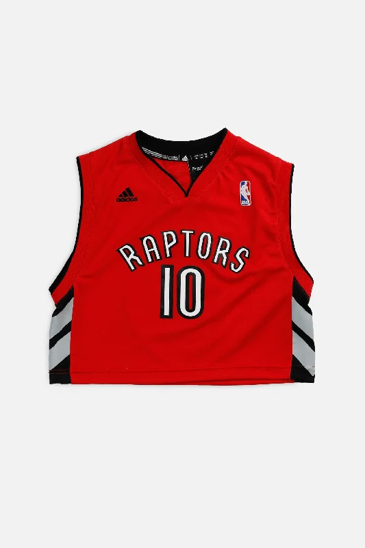 Rework Toronto Raptors NBA Crop Jersey - S