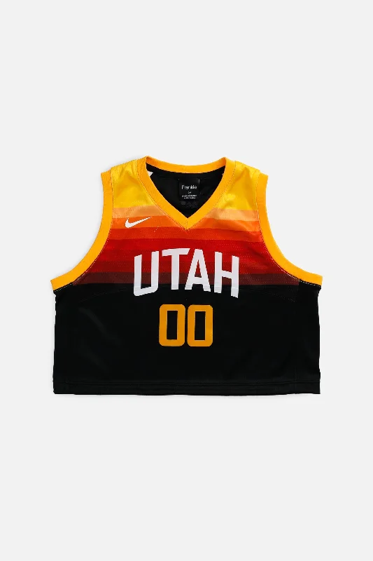 Rework Utah Jazz NBA Crop Jersey - M