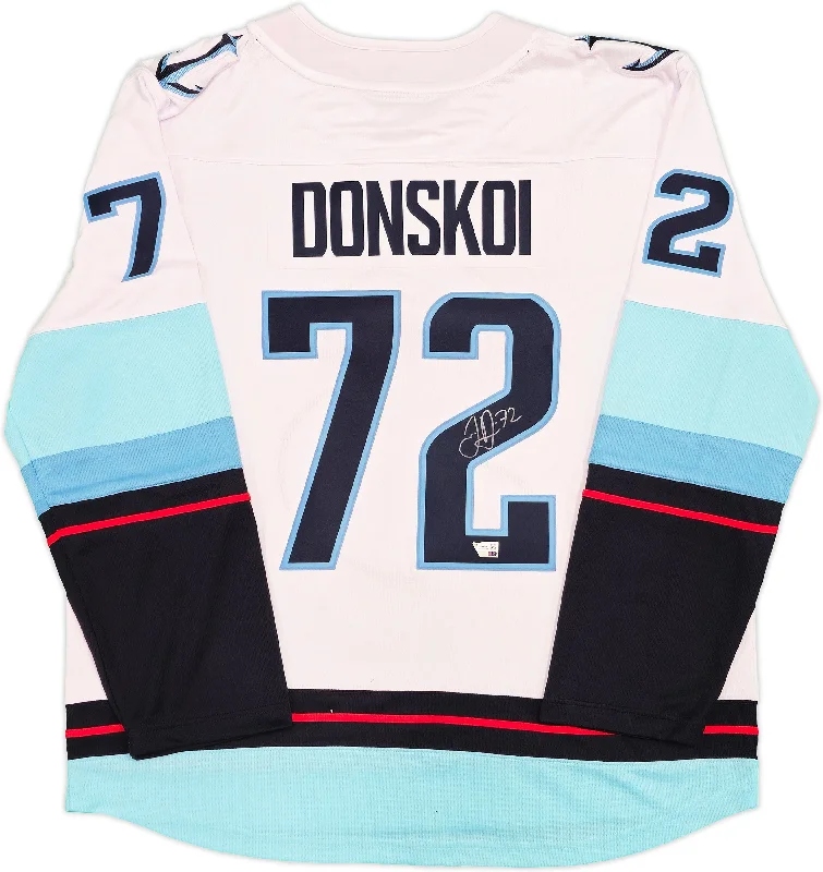 Seattle Kraken Joonas Donskoi Autographed White Fanatics Breakaway Jersey Size XL Fanatics Holo Stock #235588