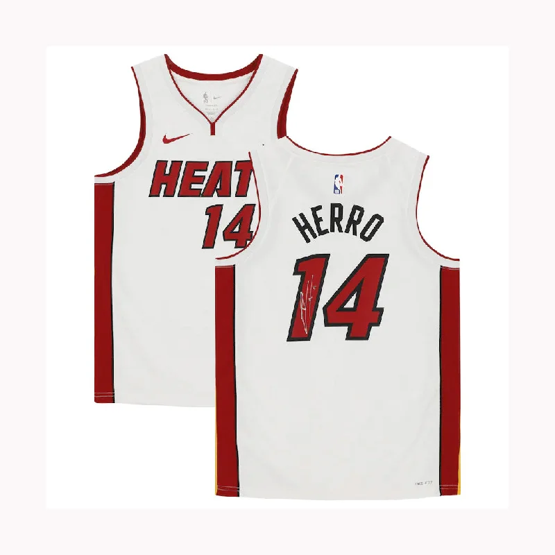 Tyler Herro Miami Heat Signed White 2020-2021 Nike Swingman Jersey Official NBA Fanatics - 5169