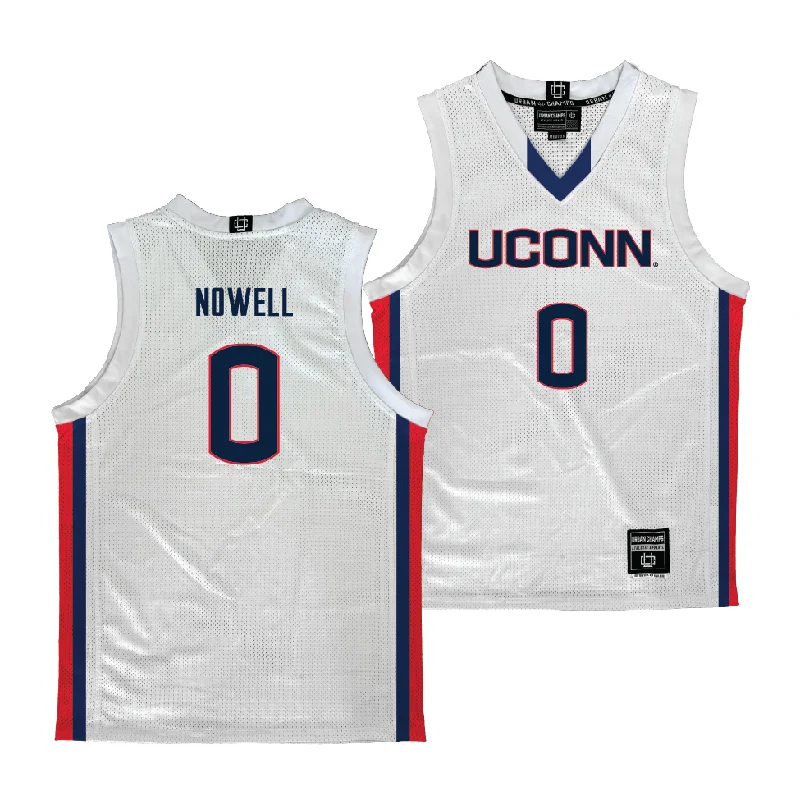 UConn Men's Basketball White Jersey  - Ahmad Nowell