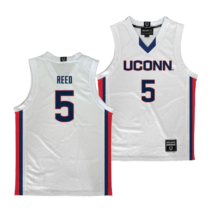 UConn Men's Basketball White Jersey  - Tarris Reed