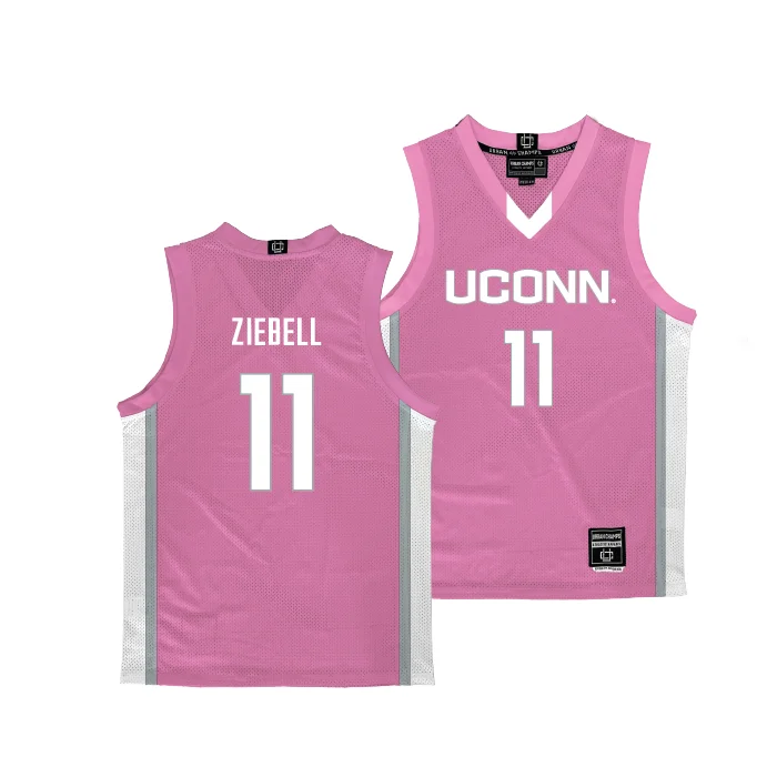 UConn Pink Women's Basketball Jersey  - Allie Ziebell