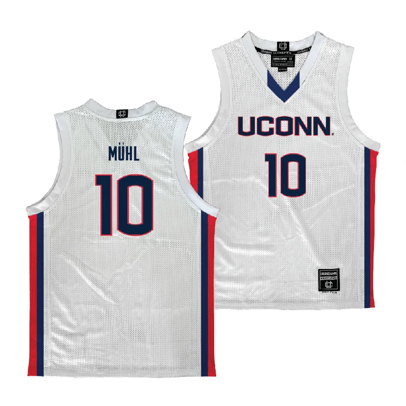 UConn Women's Basketball White Jersey - Nika Mühl | #10