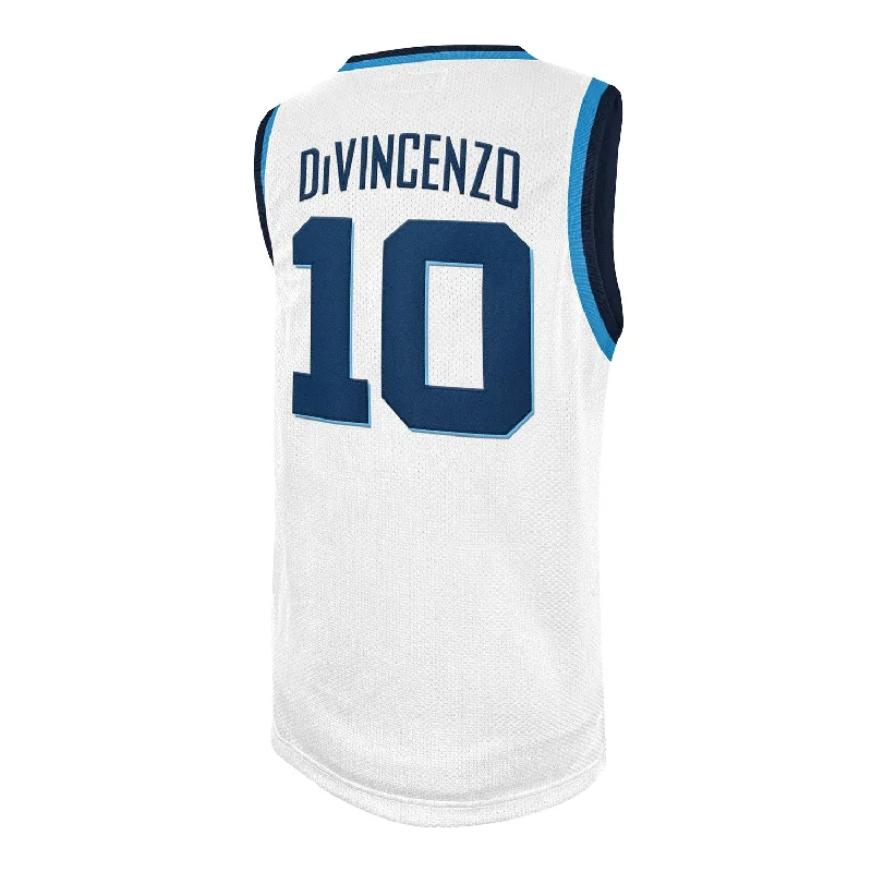 Villanova Wildcats #10 Donte DiVincenzo White Jersey