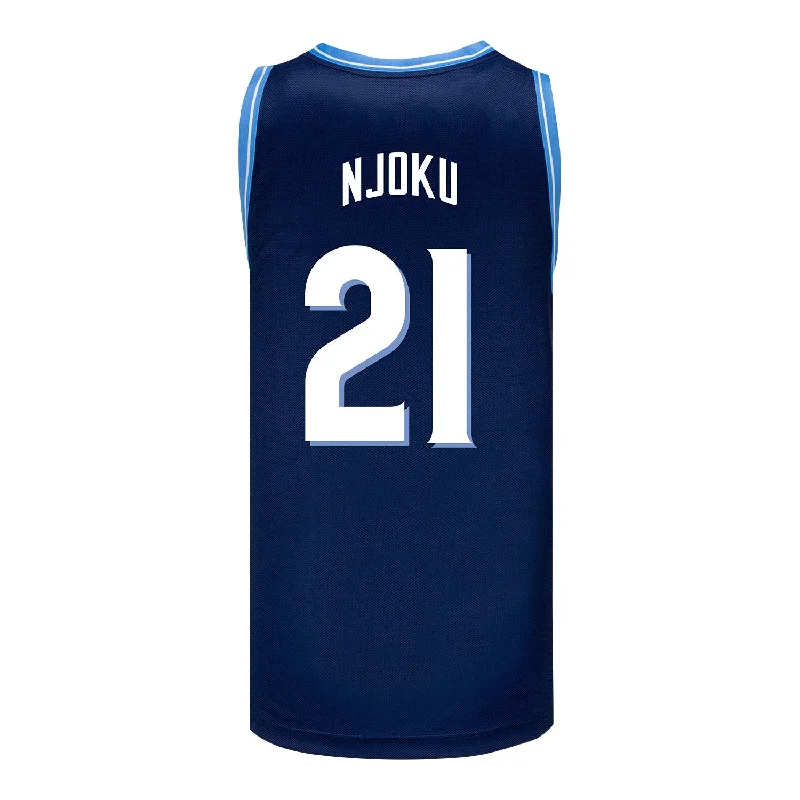 Villanova Wildcats Nike Basketball Student Athlete #21 Nnanna Njoku Navy Jersey