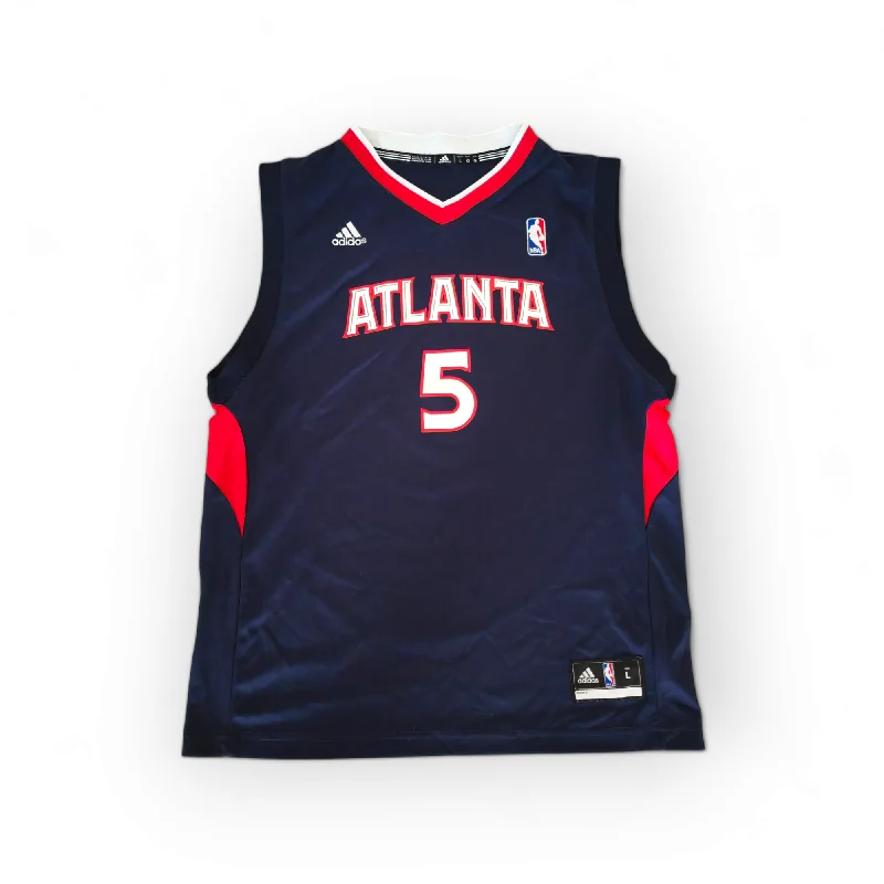 Youth Adidas Atlanta Hawks NBA Basketball Jersey, #5 Smith, Blue, Size YL