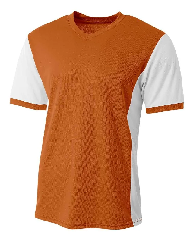 A4 N3017 Premier Soccer Jersey - Orange White