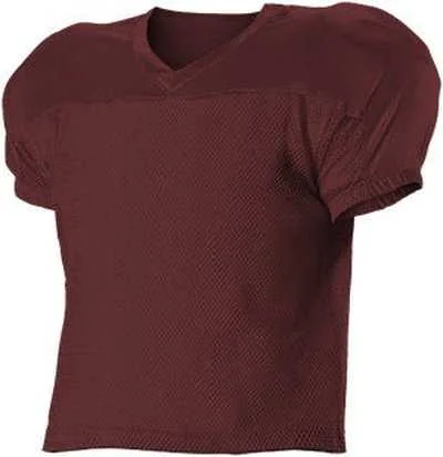 Alleson Athletic 712 Adult Practice Football Jersey - Maroon