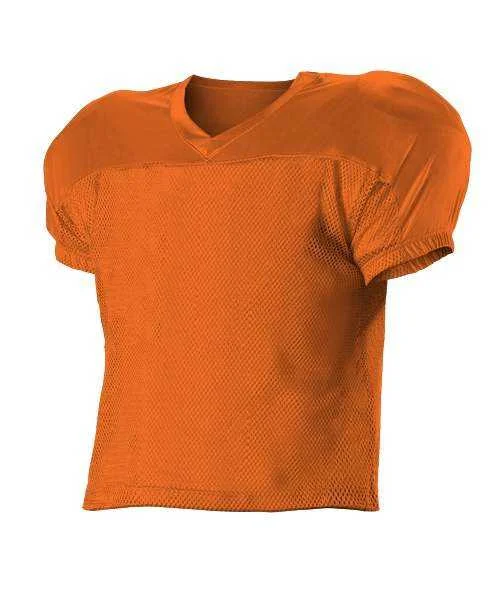 Alleson Athletic 712 Adult Practice Football Jersey - Orange