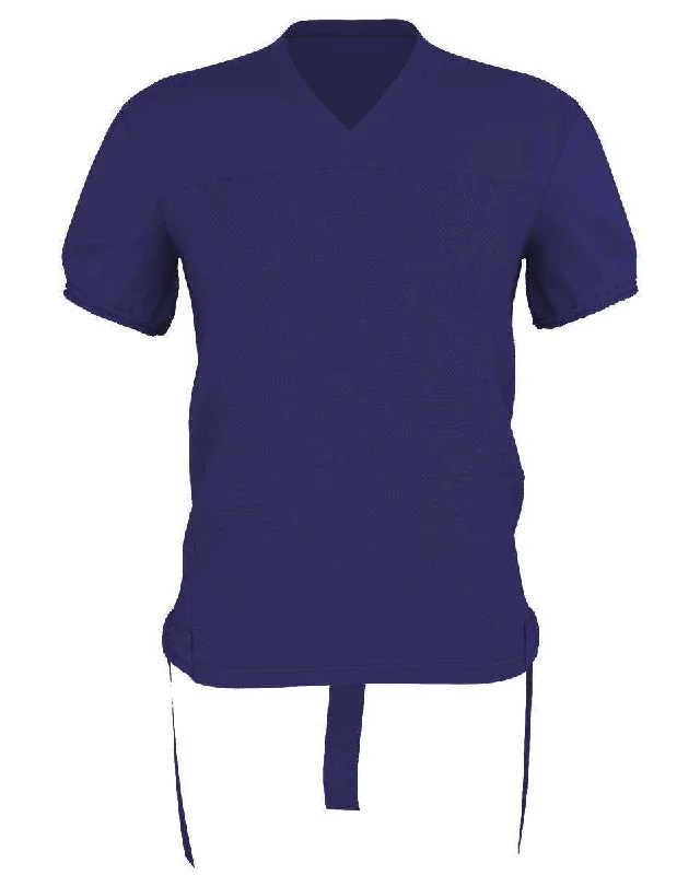 Alleson Athletic 762FFJ Adult Hero Flag Football Jersey - Purple Purple