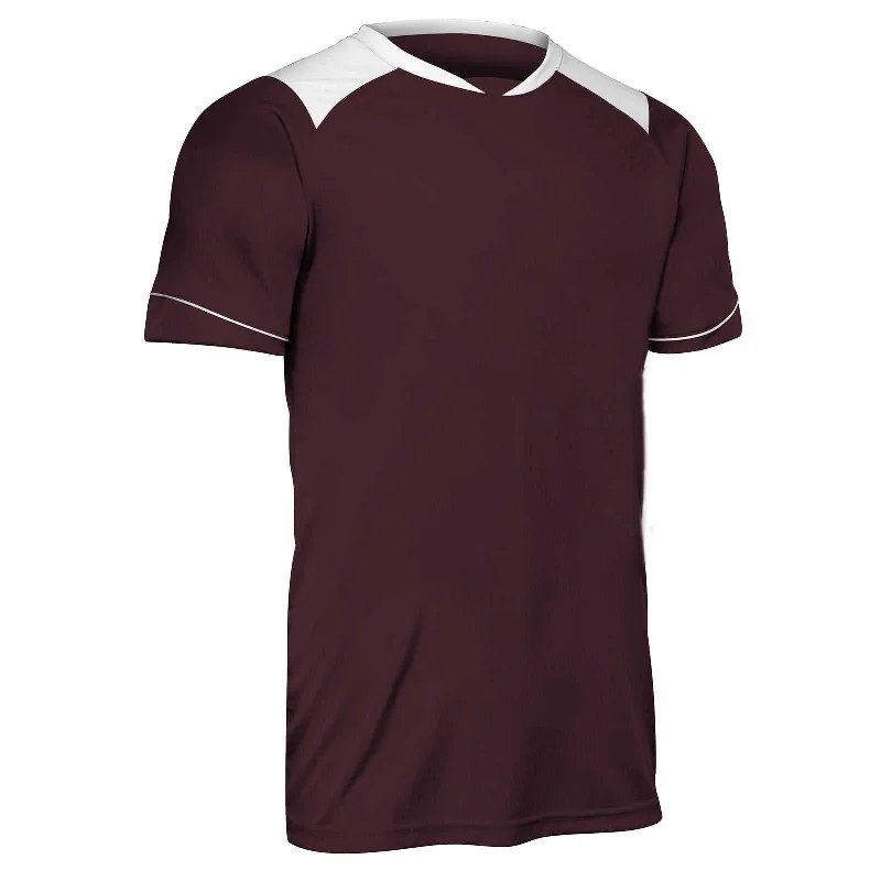 Champro SJ40 Attacker Youth Jersey - Maroon White