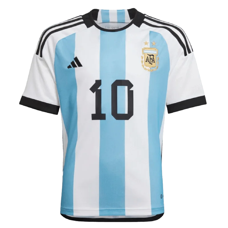 Adidas Argentina 22/23 Youth Home Messi Jersey