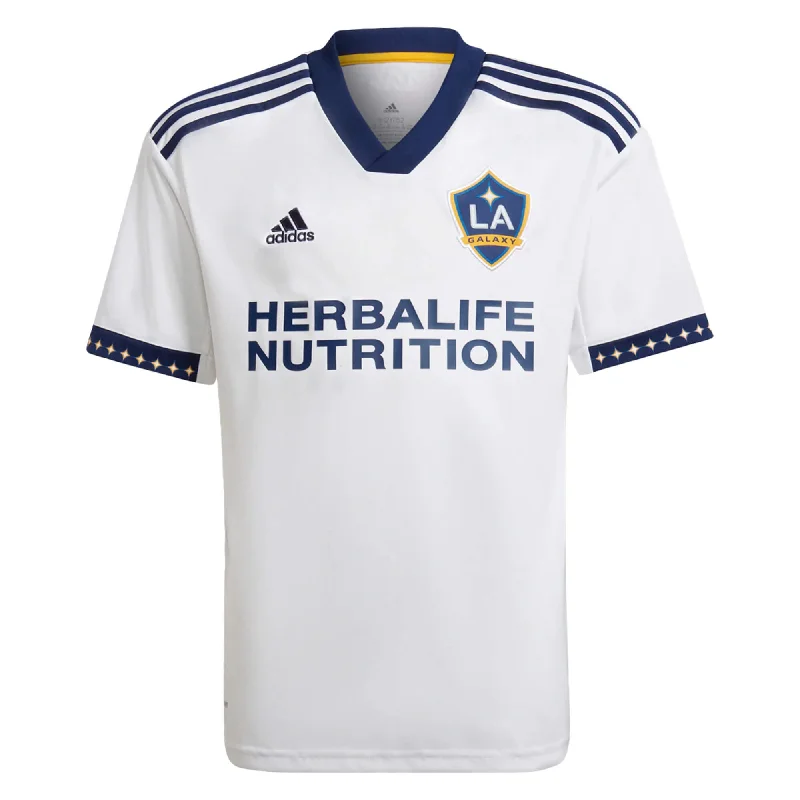 adidas Kids LA Galaxy 2022/23 Home Jersey White/Navy