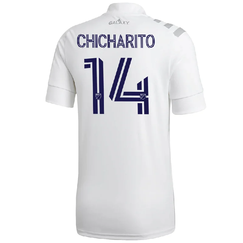 adidas Kids LA Galaxy Home 2020 Chicharito Jersey White/Grey