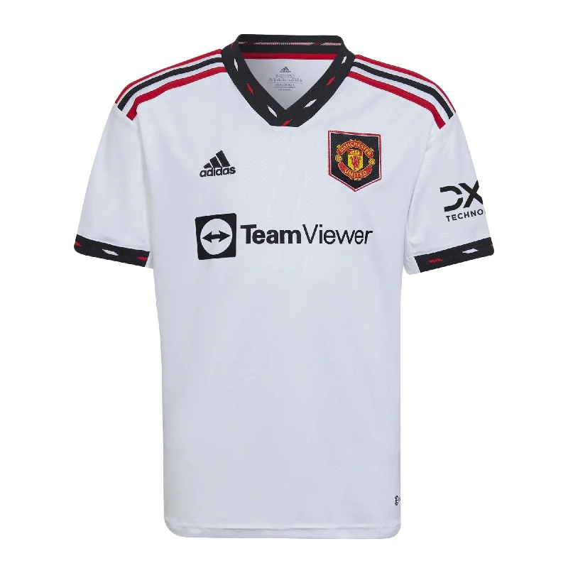 adidas Kids Manchester United 2022/23 Away Jersey White